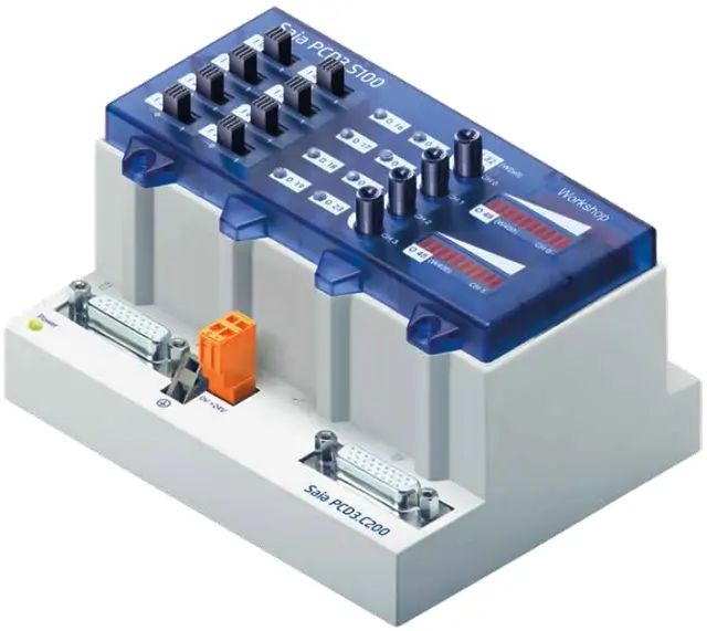 PCD3.S100 I/O modul for kurs/demo 8DI,8DO,4AI/AO 