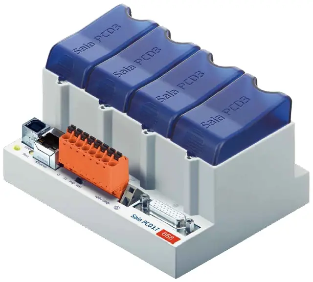 PCD3.T668 Ethernet RIO for Standby CPU Smart RIO for PCD3.M6880/6893. 