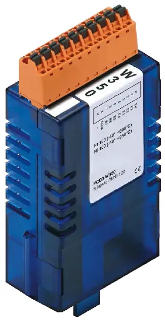 PCD3.W350 8 Analoge innganger Pt/Ni 100 8 analoge innganger 12 bit Pt/Ni 100 