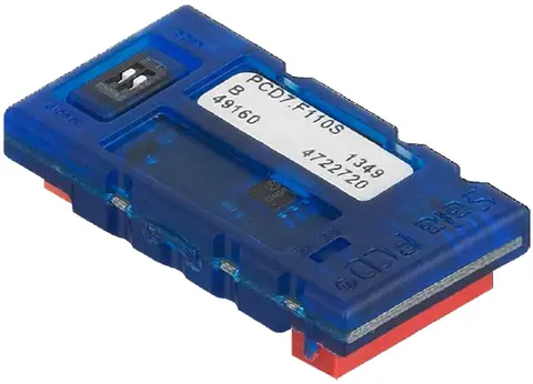 PCD7.F110S Komm.kort type A, RS422/RS485 Endeterminering tilgengelig.