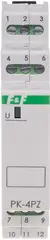 PK-4ZP&#160;24. Arbeidstr&#248;msrele. 1 veksel 4x8A/250V. 24VAC/DC
