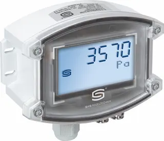 7111-U/W&#160;LCD Trykkgiver 1000Pa,&#160;0..10V&#160;Multirange
