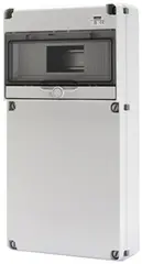 GW68002N. Uttaksentral Q-DIN 10. 10 mod IP65. Blank front