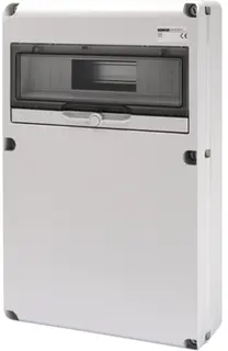 GW68007N. Uttaksentral Q-DIN 14. 14 mod IP65. Blank front