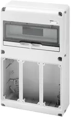GW68010N. Uttaksentral Q-DIN 14. 14 mod IP65.3 Forriglede kontakter.16/32A IP67