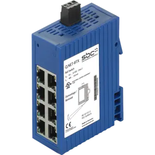 Industriell&#160;Ethernetswitch,&#160;8 porter