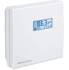 RCO2-W-LCD CO2 føler rom, 0-10V/4-20mA Multirange
