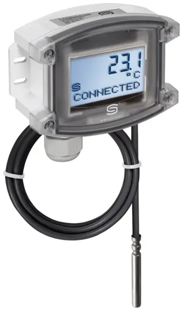 THERMASGARD® HFTM-wModbus LCD Pt1000 -50...+150°C. 24V AC/DC. 