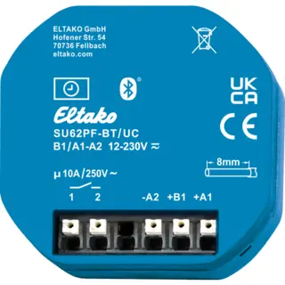 SU62PF-BT/UC. Boksmontert Astrour/timer Bluetooth. 1NO 10A. 12-230VAC/DC