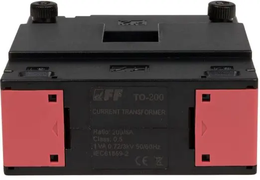 TO-200-5. Strøm trafo med delbar kjerne 200-5A. Klasse 0,5 