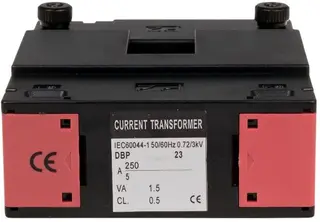 TO-250-5. Strøm trafo med delbar kjerne 250-5A. Klasse 0,5