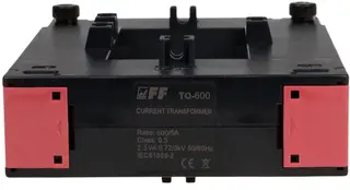 TO-600-5. Strøm trafo med delbar kjerne 600-5A. Klasse 0,5