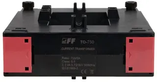 TO-750-5. Strøm trafo med delbar kjerne 750-5A. Klasse 0,5