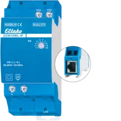 ZGW16WL-IP. Gateway for kWh m&#229;lere Modbus. MQTT protocol and REST API
